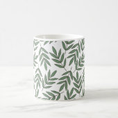 Herbst | Nature Greenery Leaf Foliage Muster Kaffeetasse (Mittel)