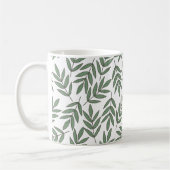 Herbst | Nature Greenery Leaf Foliage Muster Kaffeetasse (Links)