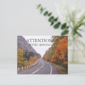 Herbst - Neue Hampshire-Bewegung Ankündigungspostkarte (Stehend Vorderseite)