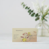 Herbst-Niederlassung Visitenkarte (Stehend Vorderseite)