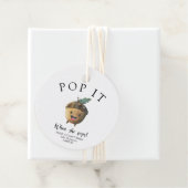 Herbst niedlich Eichel - Pop! Geschenkanhänger (Beispiel)