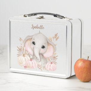 Herbst Niedlich Elephant Metal Lunch Box