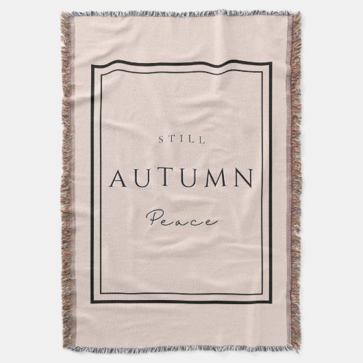 Herbst noch Friede III Blanket - Gemütlicher Fall Decke (Vorderseite Vertikal)