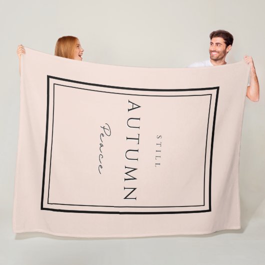 Herbst noch Frieden III Fleece Blanket-Cosy Fall (Beispiel)