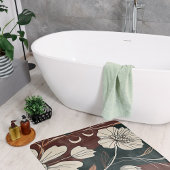 Herbst Noir Bloom Badematte