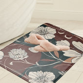 Herbst Noir Bloom Badematte