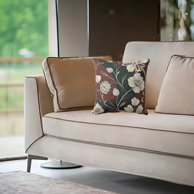 Herbst Noir Bloom Kissen (Von Creator hochgeladen)