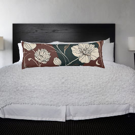 Herbst Noir Bloom Seitenschläferkissen