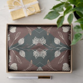 Herbst-Noir-Blüten dekoutieren Seidenpapier (Geschenk)