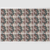 Herbst Noir-Blüten geteufelt Seidenpapier (Vorderseite)