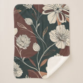 Herbst Noir Sherpa Blanket Sherpadecke (Vorderseite)