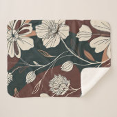 Herbst Noir Sherpa Blanket Sherpadecke (Vorderseite (Horizontal))