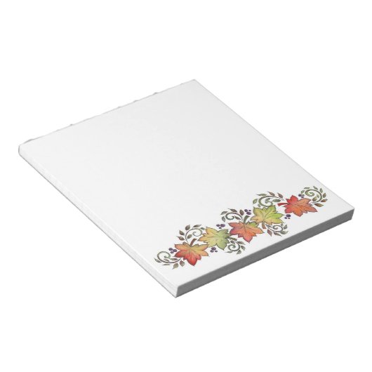Herbst - Notepad Notizblock (angewinkelt)