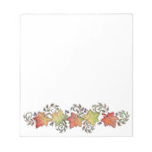 Herbst - Notepad Notizblock (Vorderseite)