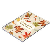 Herbst Notizblock (Linke Seite)