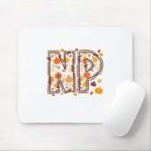 Herbst Np Nurse Practitioner Kürbis Herbst Thanksg Mousepad (Mit Mouse)