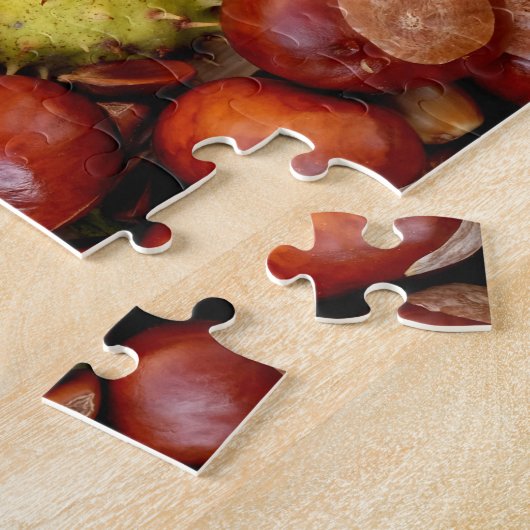 Herbst Nüsse und Conkers Puzzle (Seite)