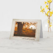 Herbst-Oak-Sympathie-Karte Karte (Gelbe Blume)