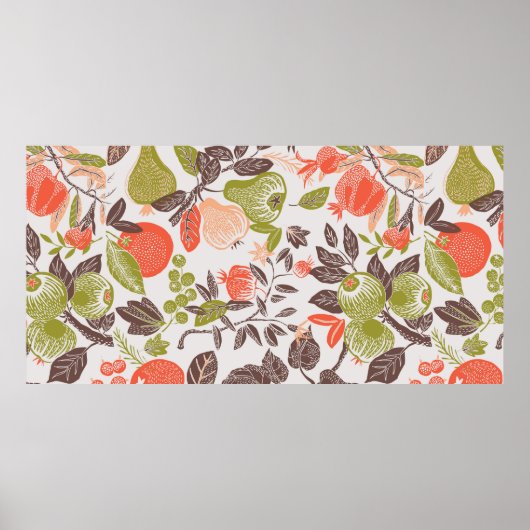 Herbst Obst Deko Tile (Vorne)