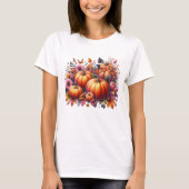 Herbst- oder Erntedank-Ladys T-Shirt (Vorderseite)