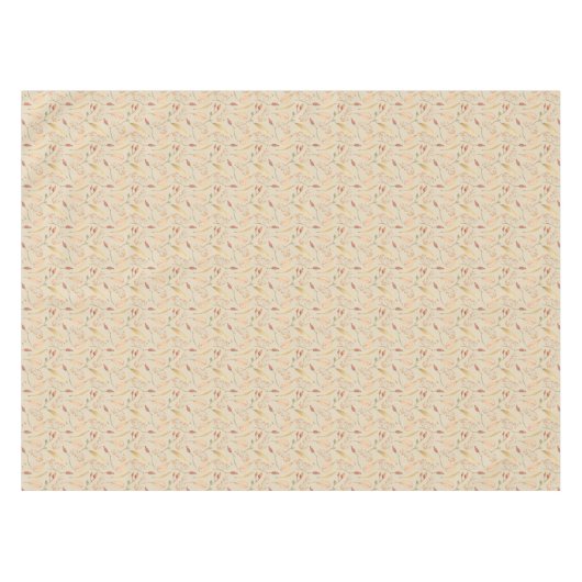 Herbst oder Erntedank Nattern Muster Tan Tablecove Tischdecke (Vorderseite (Horizontal))