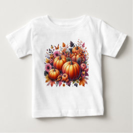Herbst- oder Erntedank-Thema Baby T-shirt