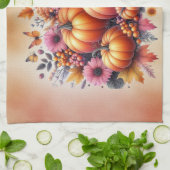 Herbst- oder Erntedank-Thema Geschirrtuch (Gefaltet)