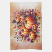 Herbst- oder Erntedank-Thema Geschirrtuch (Vertikal)