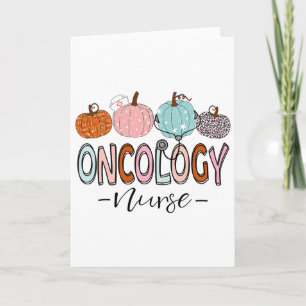 Herbst Onkology Nurse Autumn Pumpkin Erntedank Karte