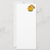 Herbst-Opossum-Flachkarte Karte (Rückseite)