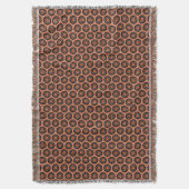 Herbst Orange Floral Decke (Vorderseite Vertikal)