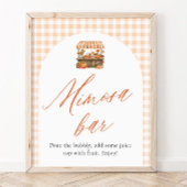 Herbst Orange Frisch Vom Markt Mimosa Bar Schild