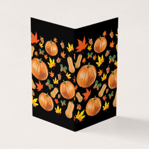 Herbst Orange Kürbis Herbst Muster