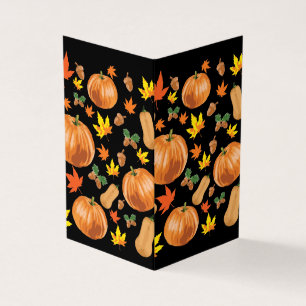 Herbst Orange Kürbis Herbst Muster