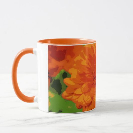 Herbst-orange Mama-GetränkeTasse Tasse (Links)