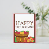 Herbst Orchard Erntedank Postkarte (Stehend Vorderseite)