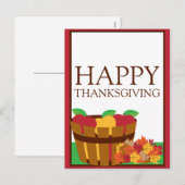 Herbst Orchard Erntedank Postkarte (Vorne/Hinten)