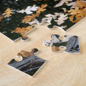 Herbst-Otter-Teich der Blätter Puzzle (Seite)