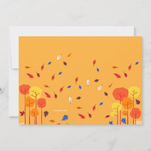 Herbst-Owls Einladung (Rückseite)