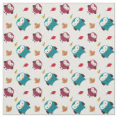 Herbst-Owls Stoff (Muster)