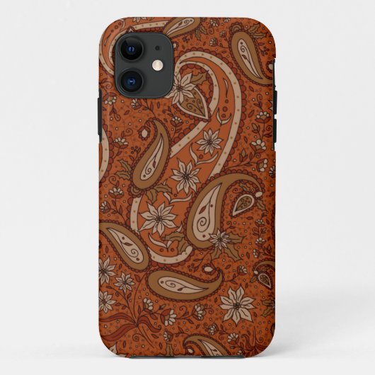 Herbst-Paisley iPhone Case-Mate Identifikation Case-Mate iPhone Hülle (Rückseite)