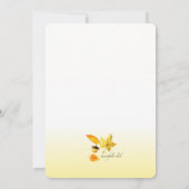 Herbst-Palette-Einladung Einladung (Rückseite)