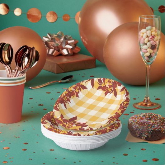 Herbst-Papier-Schalen Pappteller (Multi)