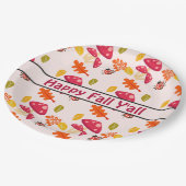 Herbst-Papierteller Pappteller (Schrägansicht)