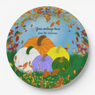 Herbst Pappteller