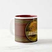 Herbst - Paradiesbrücke Zweifarbige Tasse (Vorderseite Links)