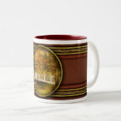 Herbst - Paradiesbrücke Zweifarbige Tasse (VorderseiteRechts)