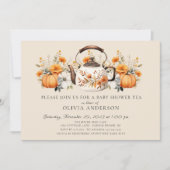 Herbst Party Floral Bridal Einladung (Vorderseite)