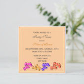 Herbst-Partys Einladung (Stehend Vorderseite)