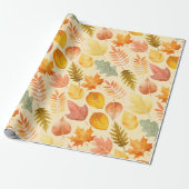 Herbst-Pastellfarben Geschenkpapier (Ungerollt)